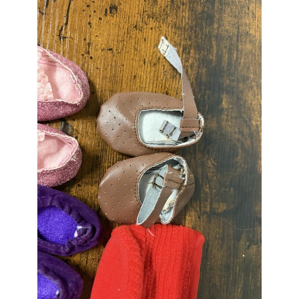 Lot Of Doll Shoes Flat Booties For 18